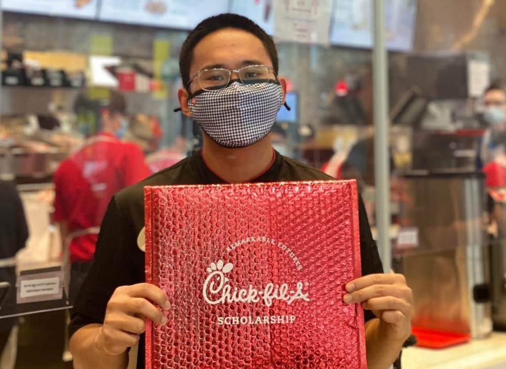 2021 Remarkable Futures Scholarship winner Joshua.