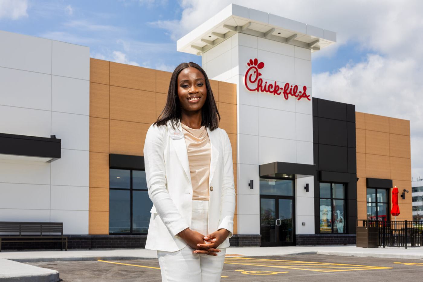 Ibukun Olubiyi independent franchised Owner-Operator of Chick-fil-A Tanger Ottawa.