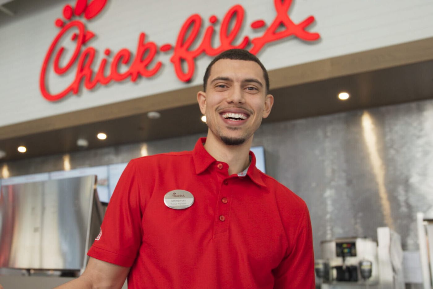 Ammanuel, Canada’s first restaurant Team Member to be recognized as a Chick-fil-A True Inspiration Scholar.
