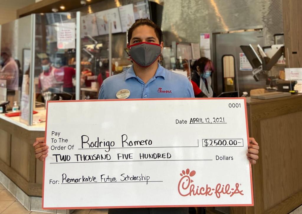 2021 Remarkable Futures Scholarship winner Rodrigo.