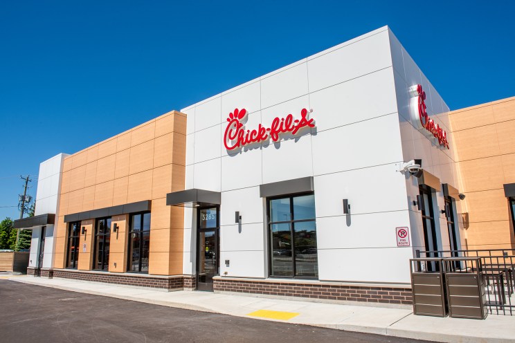 A Chick-fil-A Restaurant in Canada.